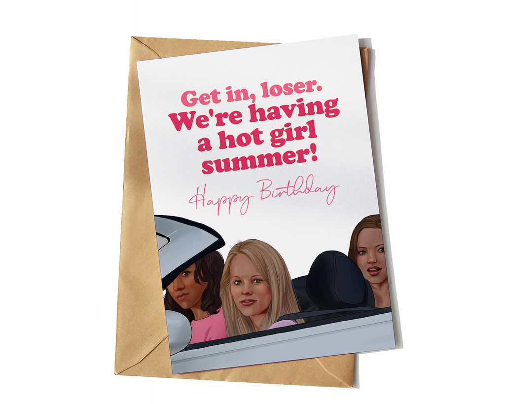 Mean Girls Hot Girl Summer Greeting Card - Yo Crackers