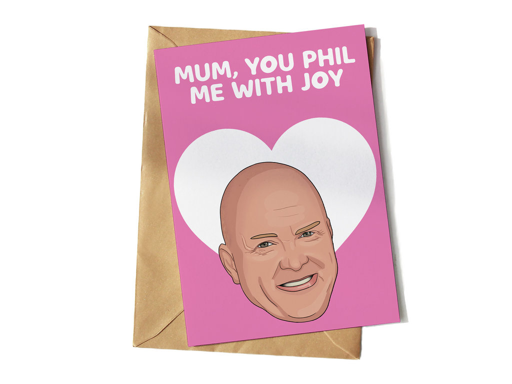Phil Mitchell Funny Eastenders Mother's Day Card - Yo Crackers