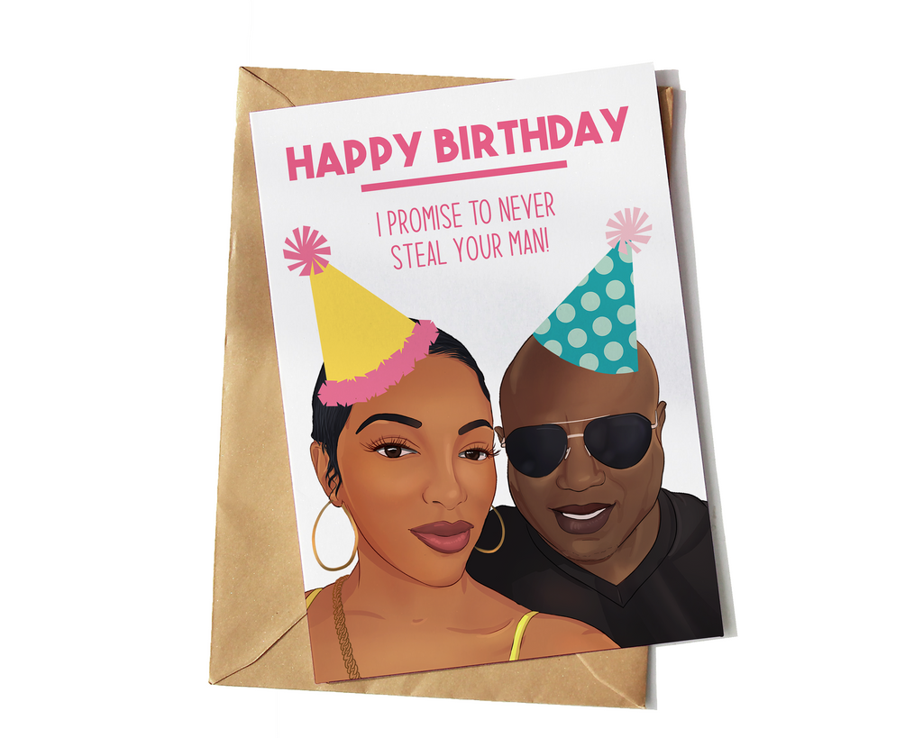 Porsha Williams & Simon Guobadia Birthday Card - Yo Crackers