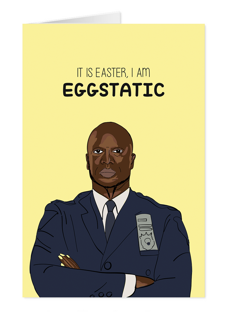 Captain Raymond Eggstatic Easter Card - Yo Crackers