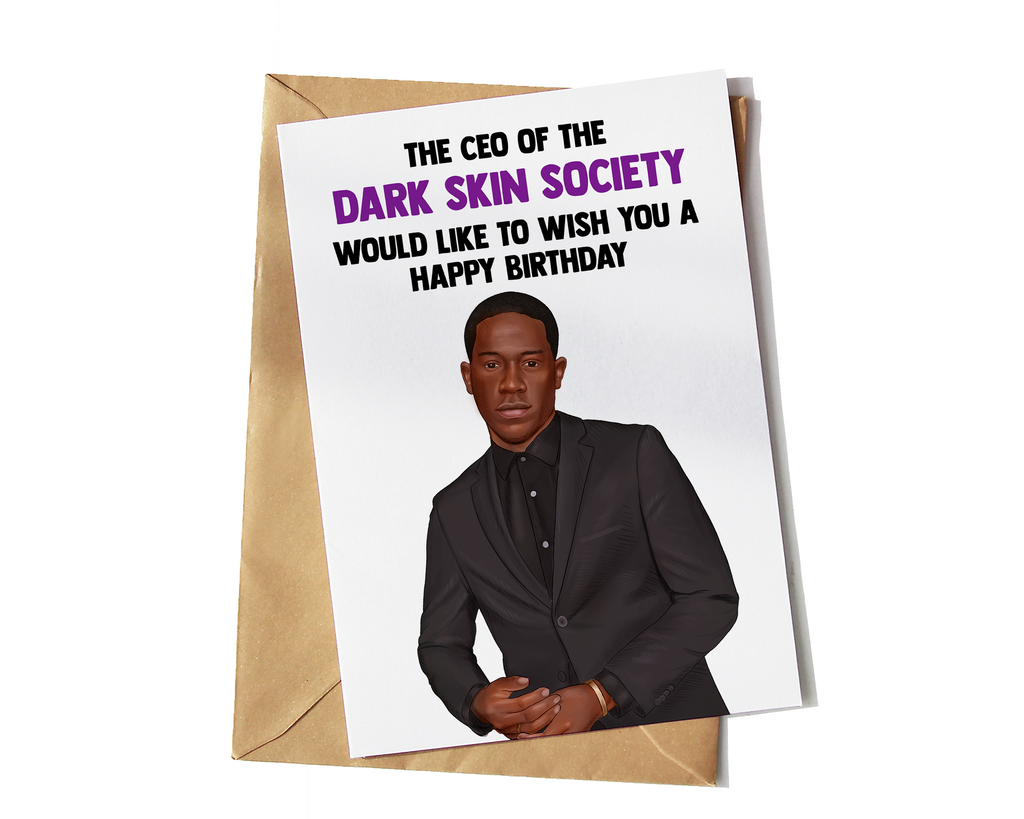 Dark Skin Society (DSS) Damson Idris Birthday Card - Yo Crackers