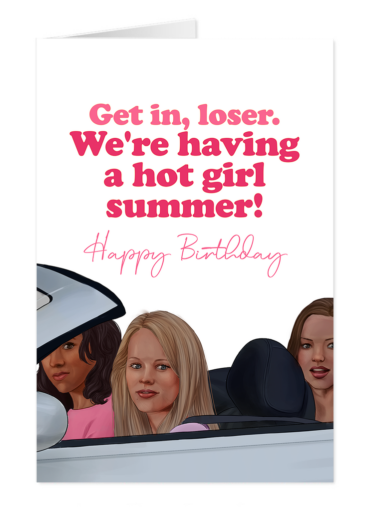 Mean Girls Hot Girl Summer Greeting Card - Yo Crackers