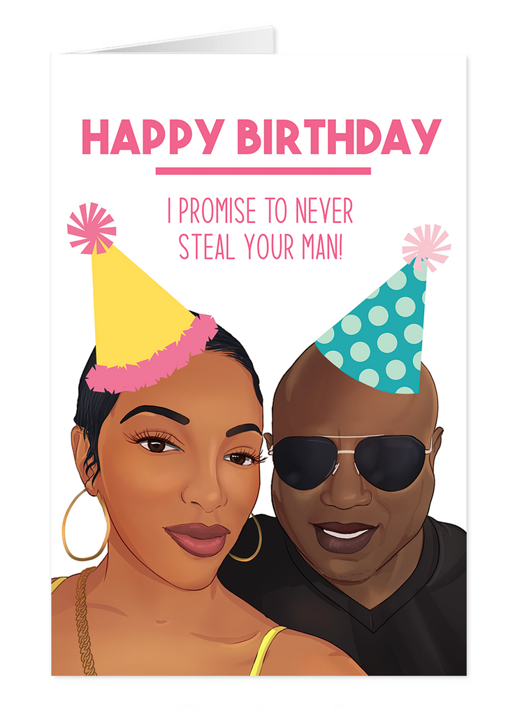 Porsha Williams & Simon Guobadia Birthday Card - Yo Crackers