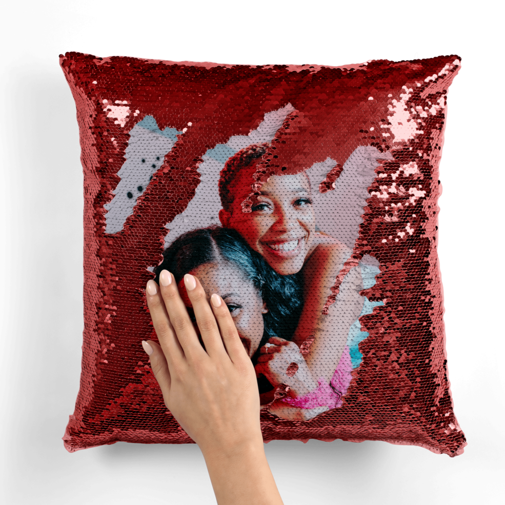 Photo cushion sequin outlet