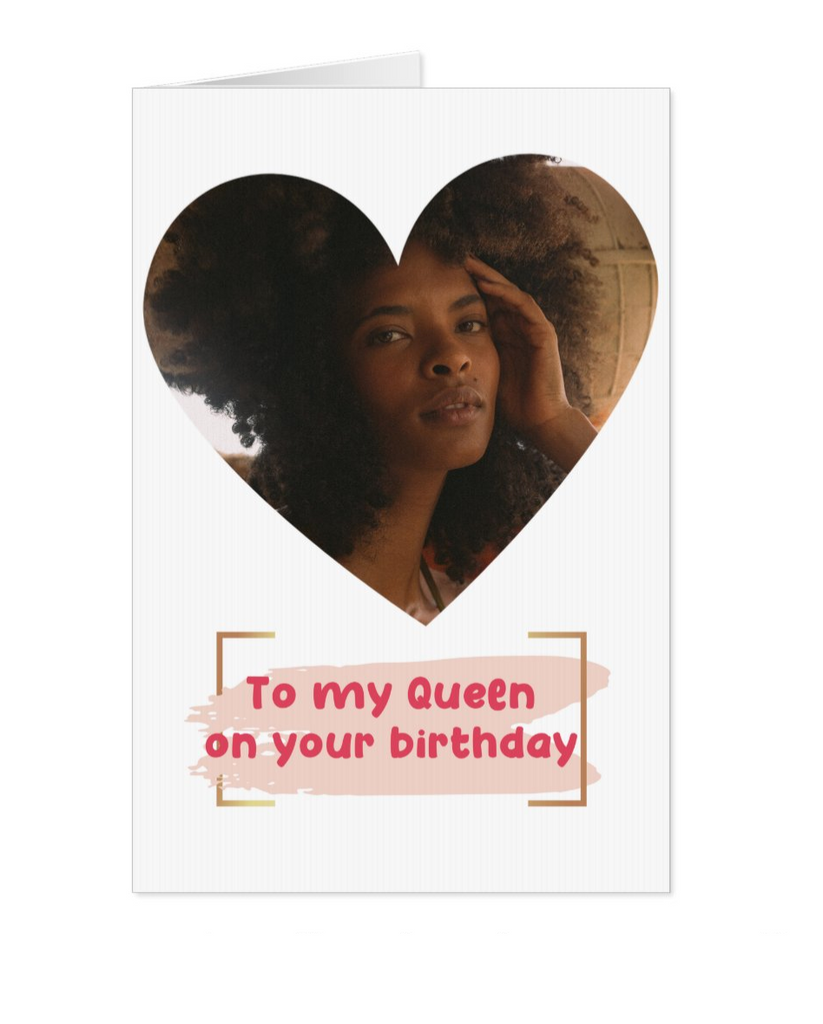 Birthday Queen Personalised Card - Yo Crackers