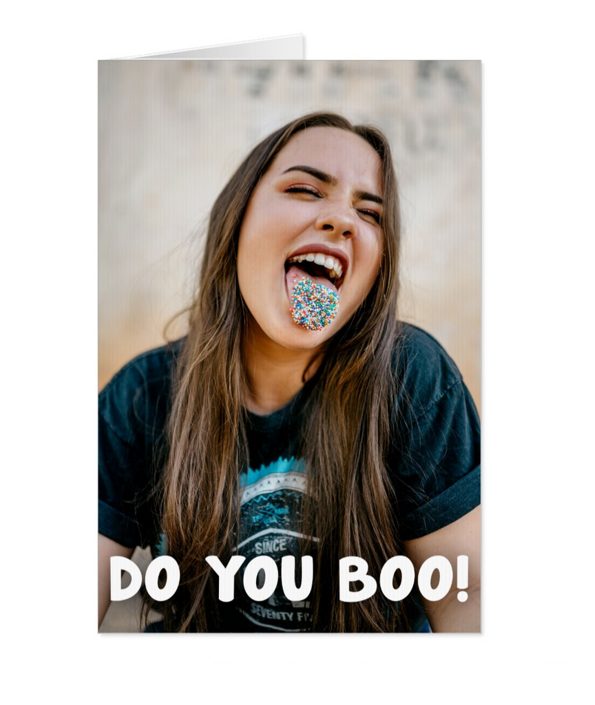 Do you boo! Personalised Card - Yo Crackers