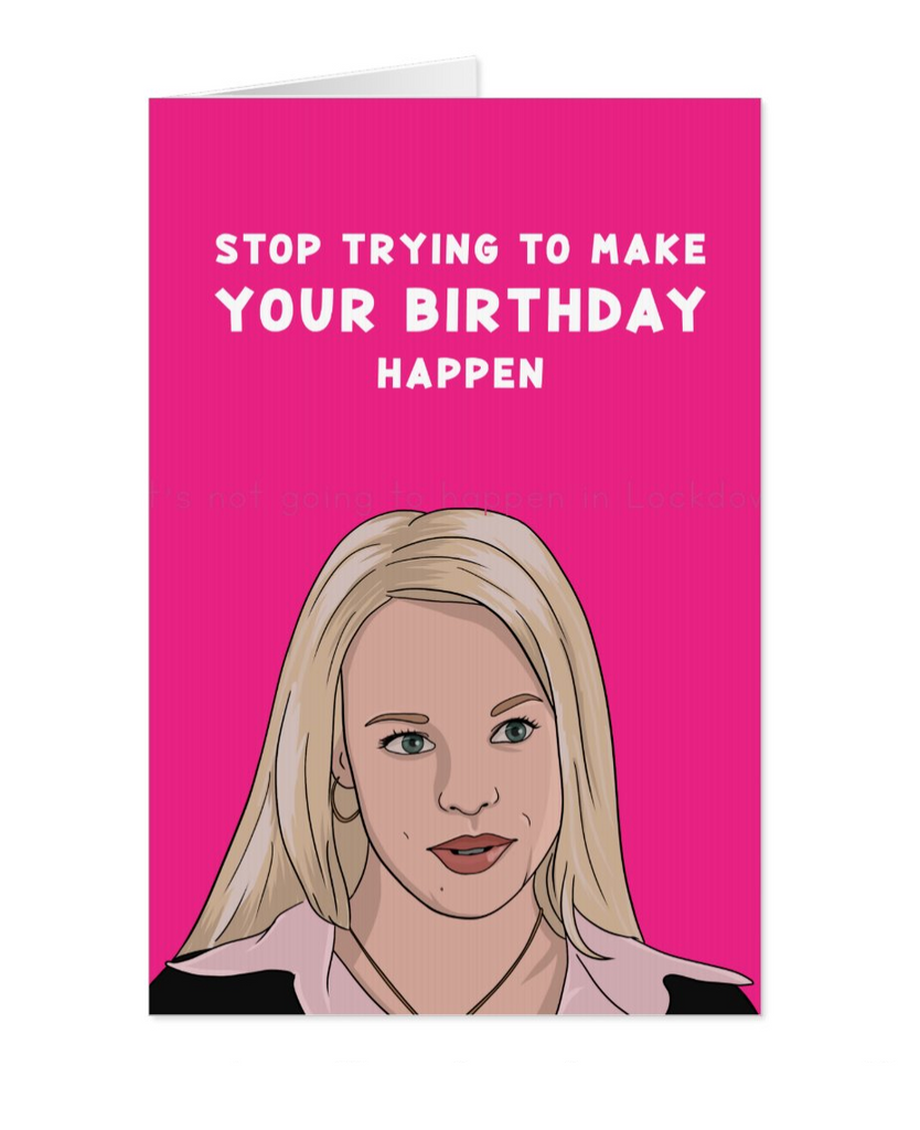 Mean Girls Regina George Greeting Card - Yo Crackers