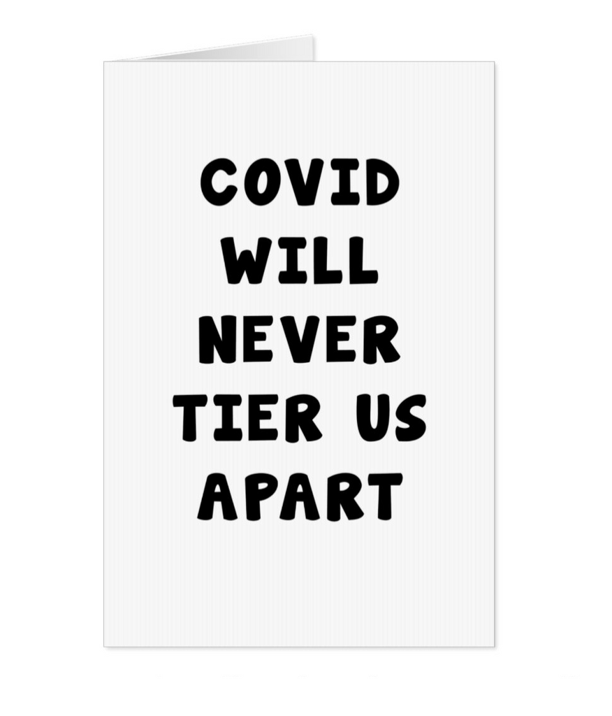 Covid-19 Funny Tier Couples Card - Yo Crackers