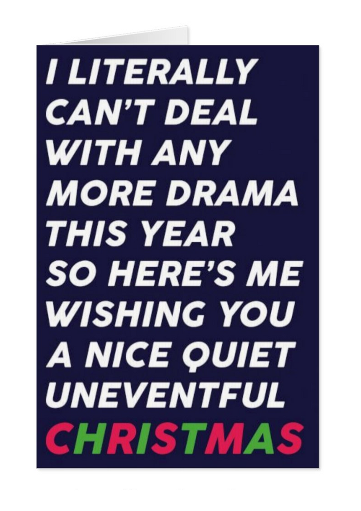 2020 Uneventful Christmas Card | Dean Morris Cards - Yo Crackers