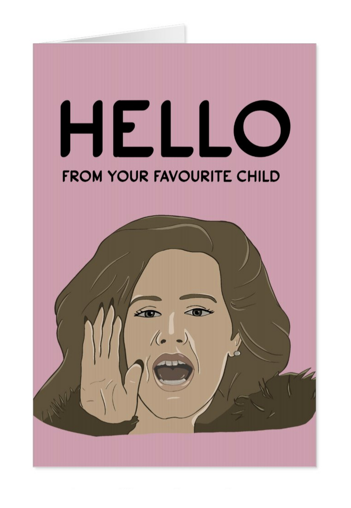 Adele Hello Mother's Day Greeting Card - Yo Crackers
