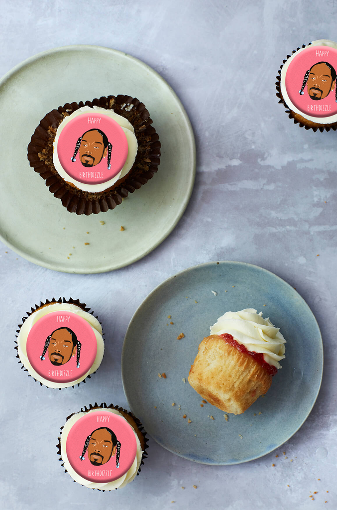 Snoop Dogg Birthdizzle Cupcakes (6) - Yo Crackers