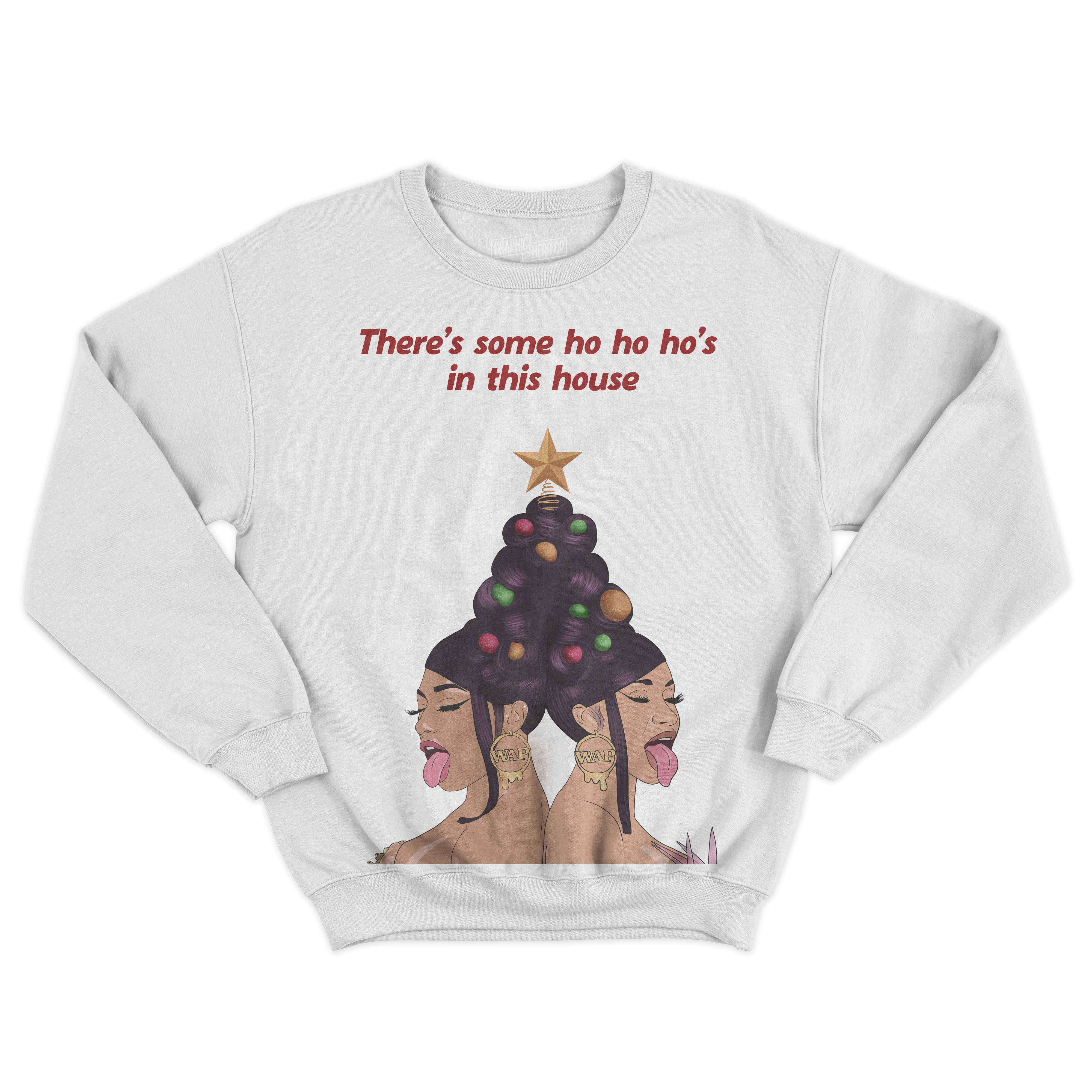 Cardi b xmas best sale sweater