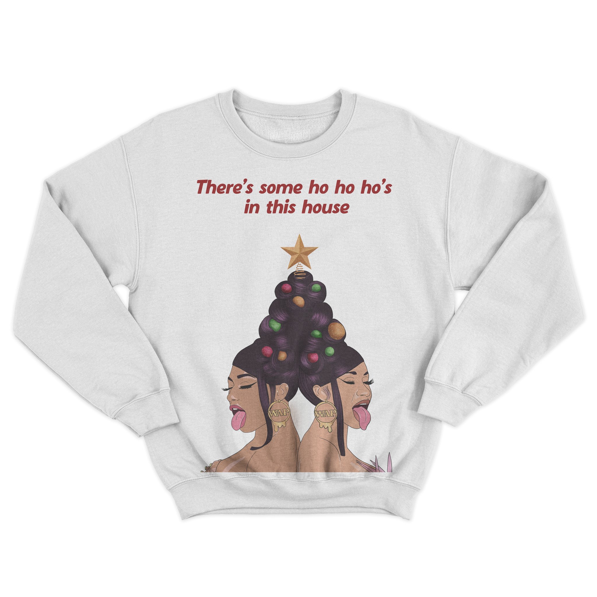 Christmas Sweater Cardi B Sweatshirt Cardi B Christmas Sweater