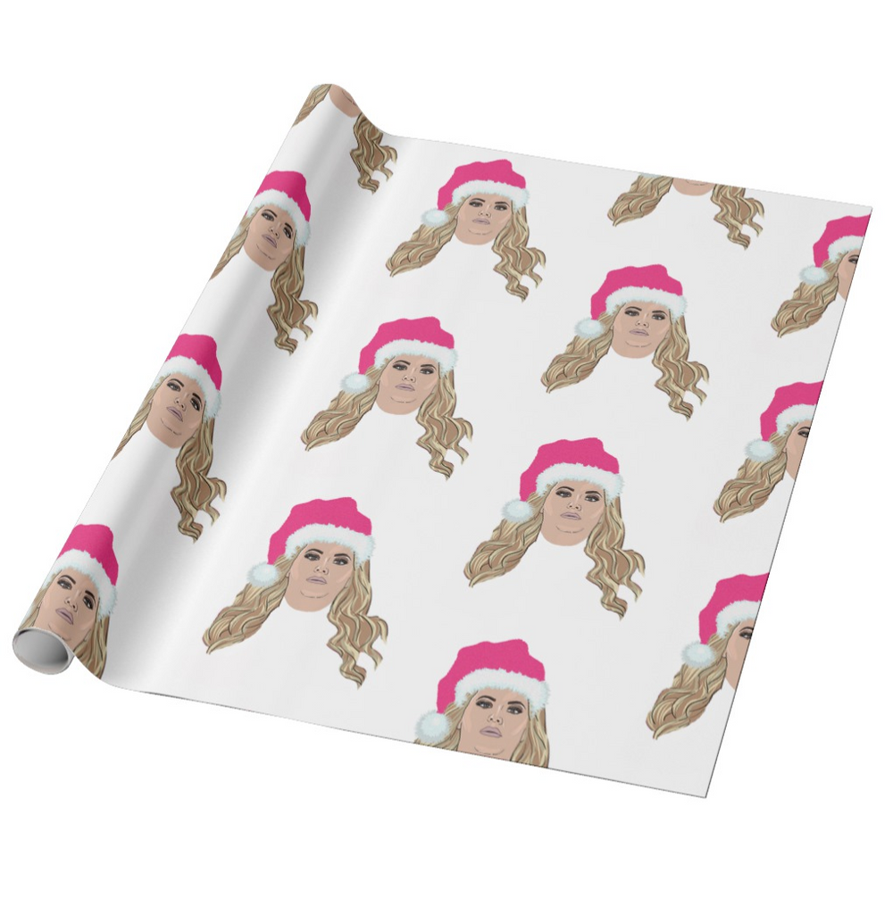 Gemma Collins Christmas Wrapping Paper - Yo Crackers