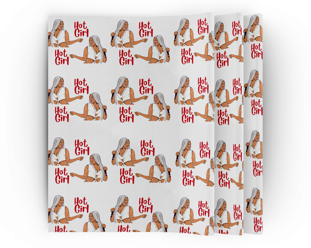 Megan Stallion Hot Girl Wrapping Paper - Yo Crackers