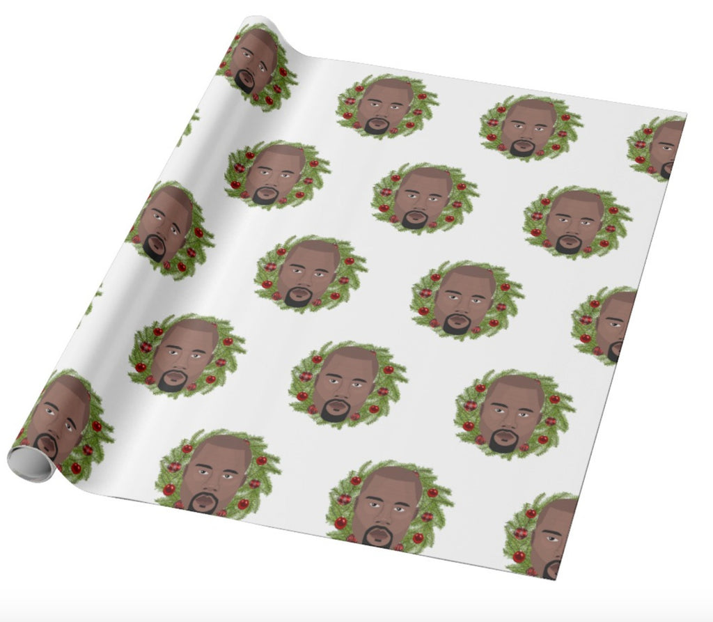 Kanye West Christmas Wrapping Paper | Gift Wrapper - Yo Crackers