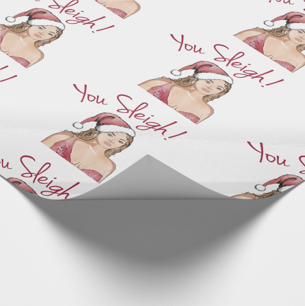 Beyonce Christmas Wrapping Paper | Gift Wrapper - Yo Crackers