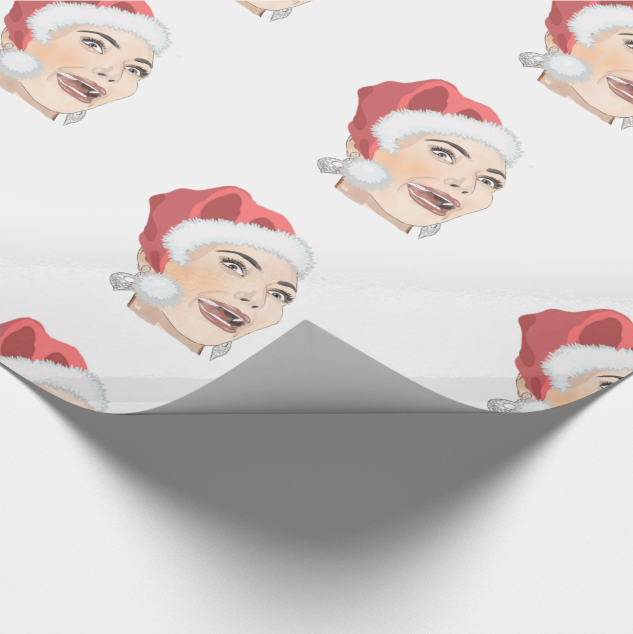 Kim Kardashian Christmas Wrapping Paper Gift Wrapper – Yo Crackers