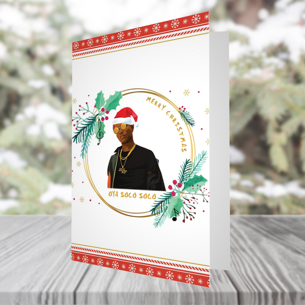 Wizkid "Oya Soco Soco" Christmas Card - Yo Crackers