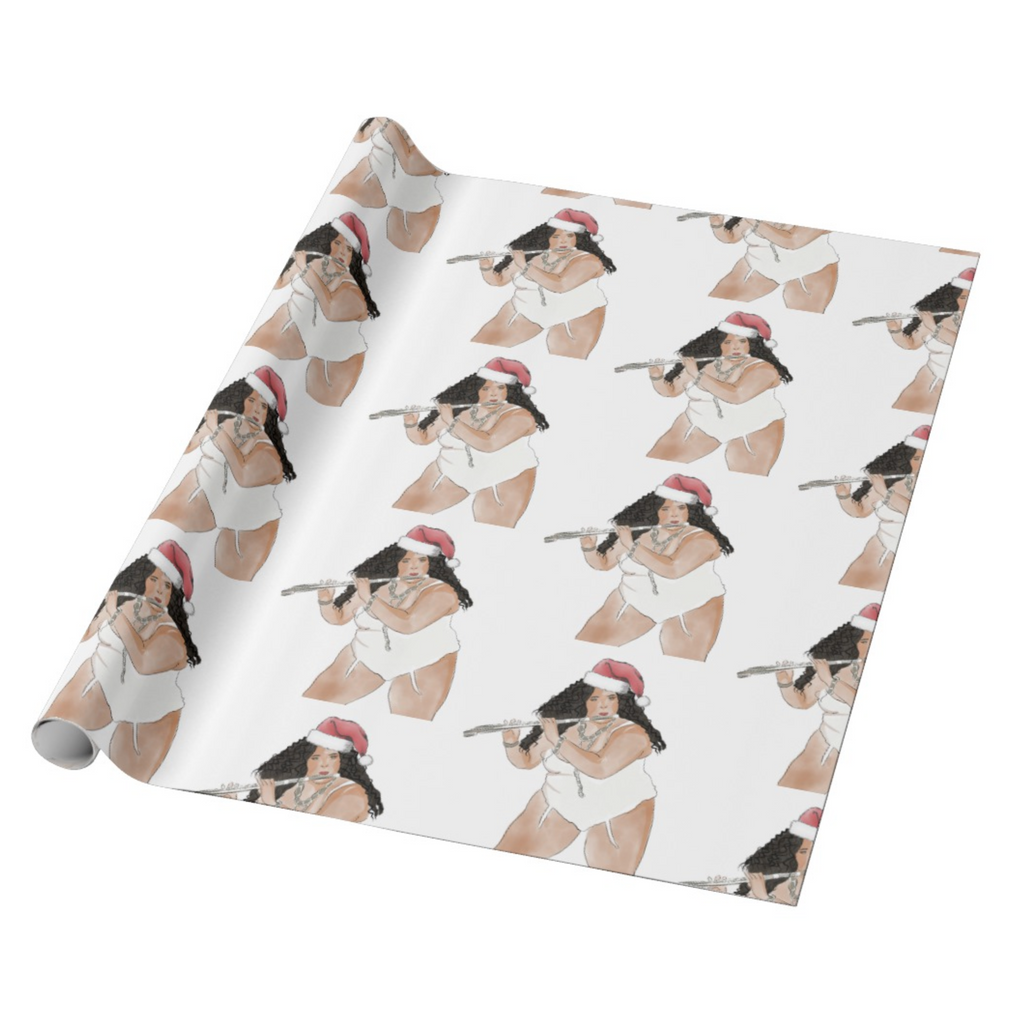 Lizzo Christmas Wrapping Paper | Gift Wrapper - Yo Crackers
