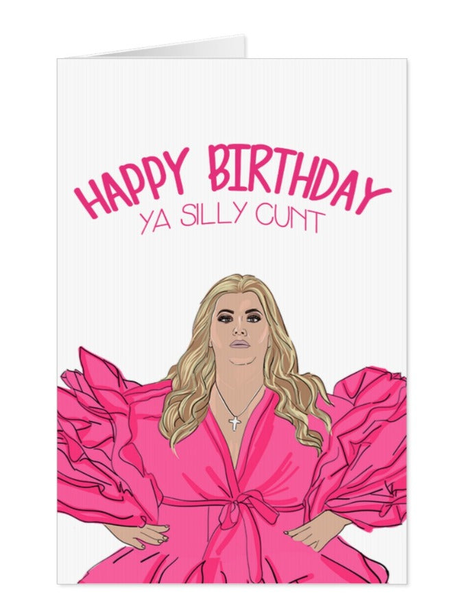 Gemma Collins Birthday Card - Yo Crackers