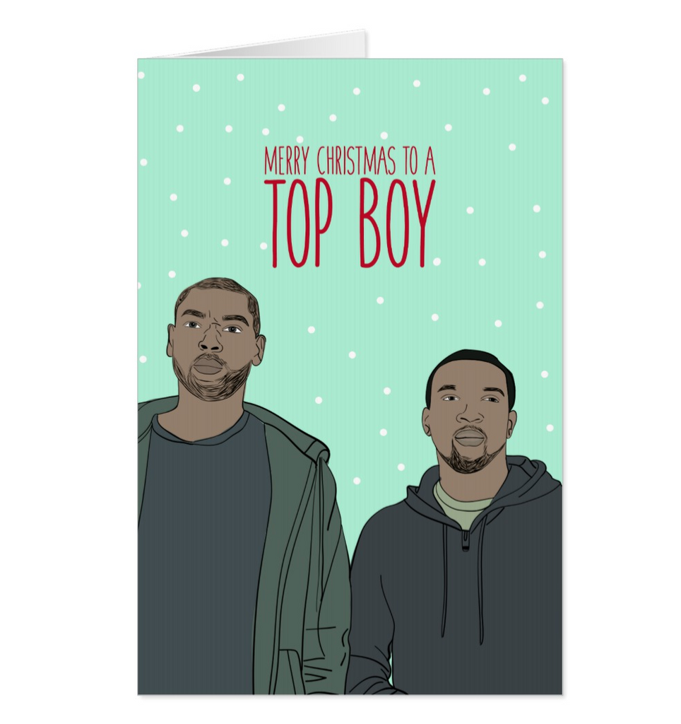 Top Boy Christmas Greeting card | Netflix Cards - Yo Crackers