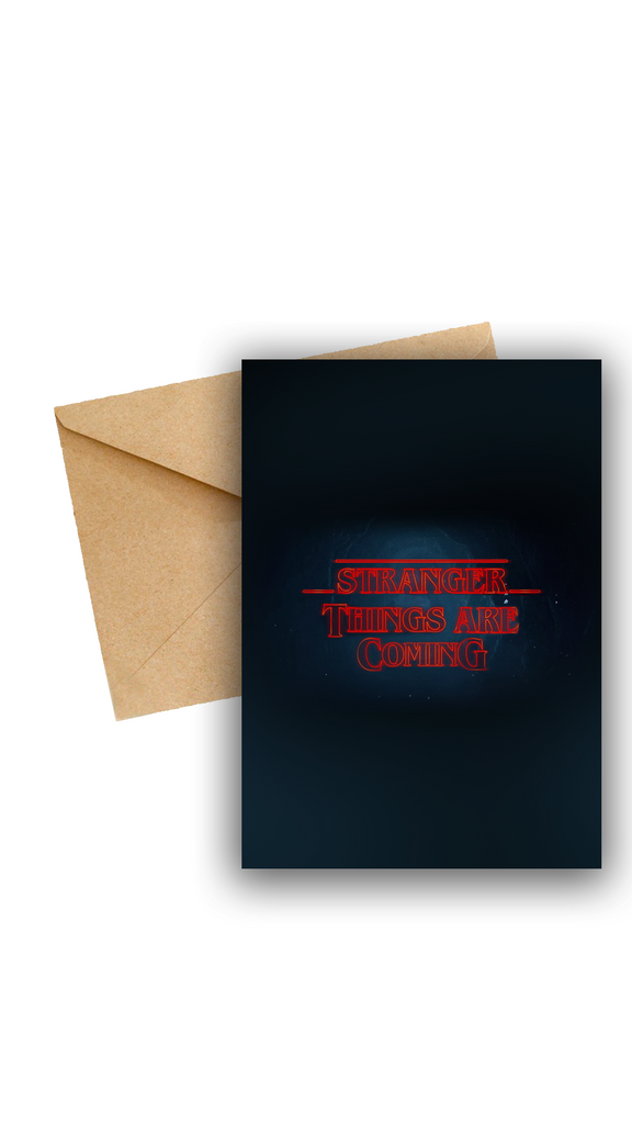Stranger Things Card - Yo Crackers