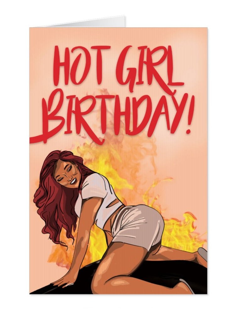 Megan Stallion "Hot Girl Birthday" Card - Yo Crackers