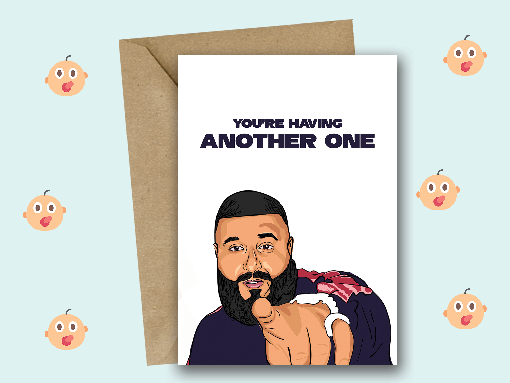 Dj Khaled "Another One" Greeting card | Celebrity Greeting Cards – Yo