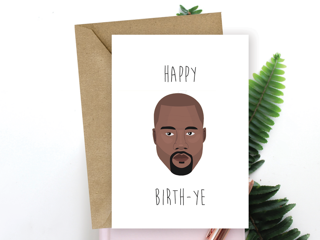 Kanye West "Birth-YE" Greeting card - Yo Crackers