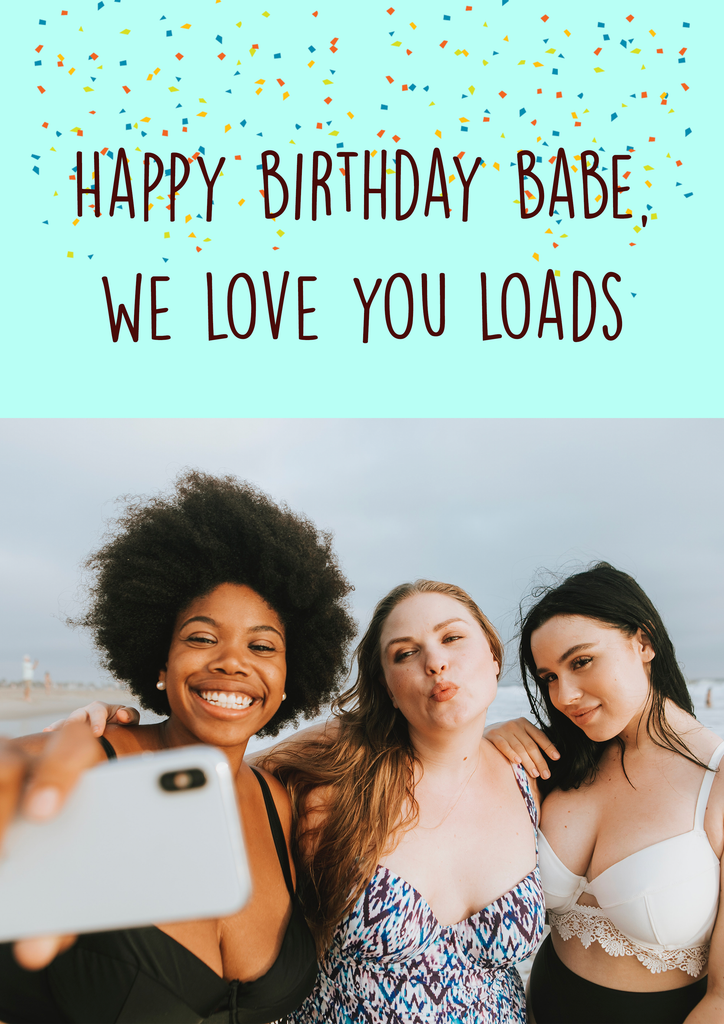 Personalised Card (With your own image + text) - Yo Crackers