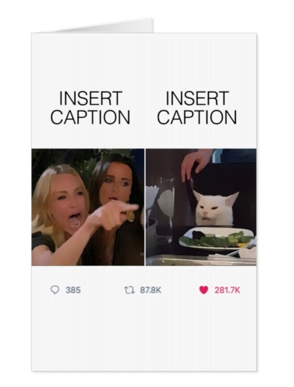 Real Housewives Meme Card - Yo Crackers