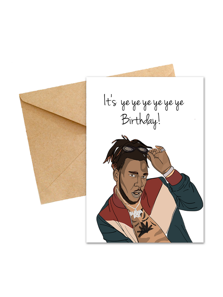 Burna Boy Birthday Card - Yo Crackers