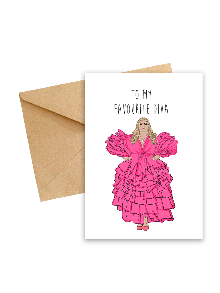 Gemma Collins Diva Card - Yo Crackers