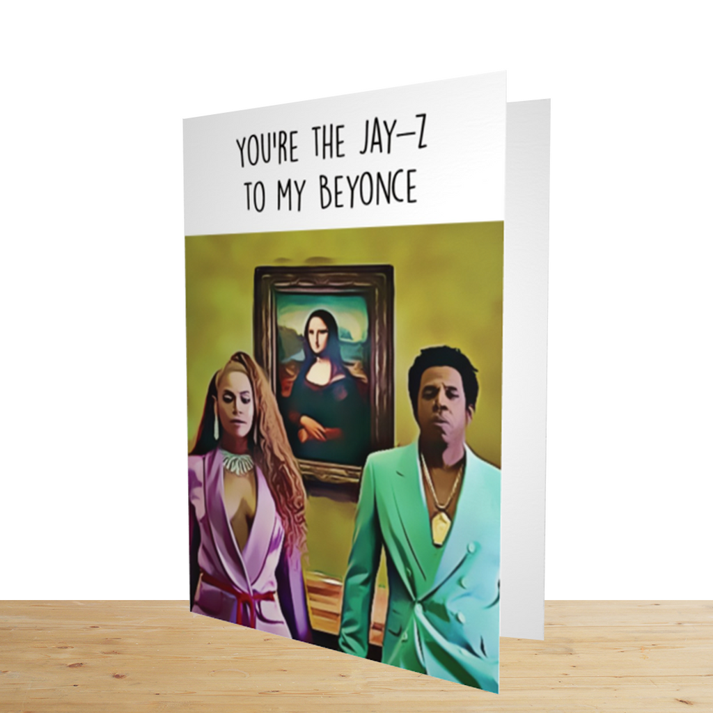 Jay-Z & Beyonce Card - Yo Crackers