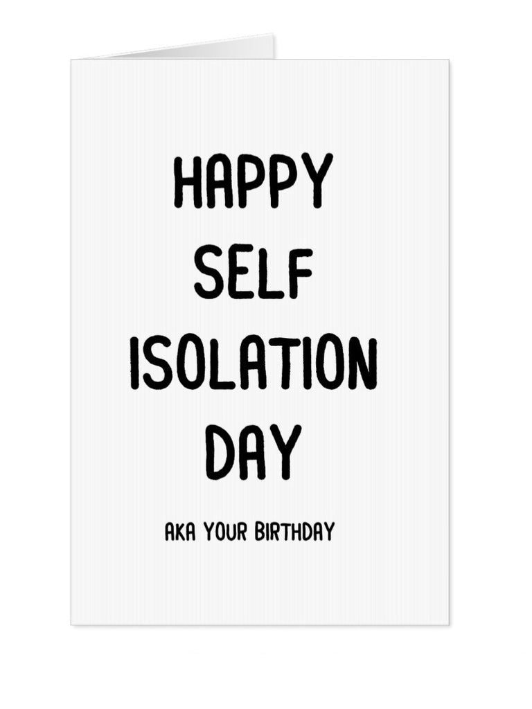 Happy Self Isolation Day - Yo Crackers