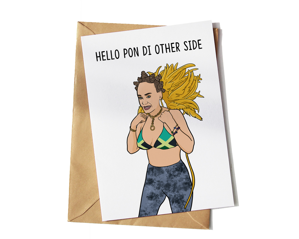 Adele Carnival Themed Greeting Card - Yo Crackers