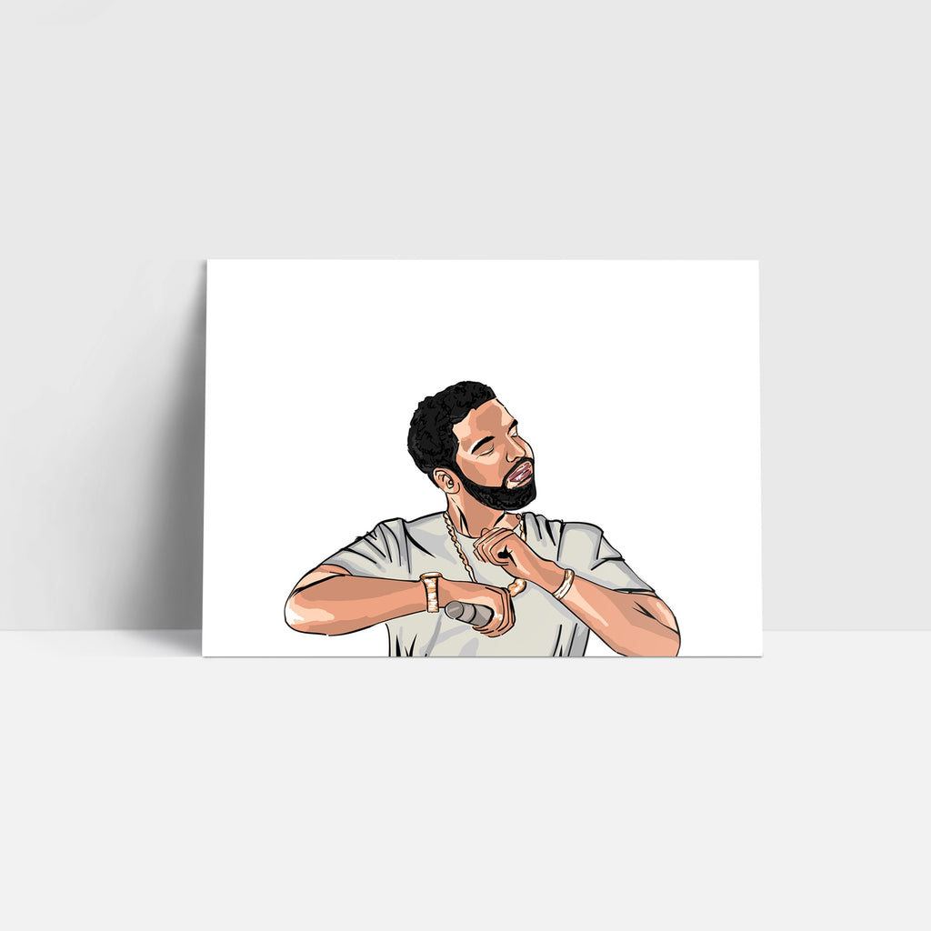 Drake Postcard - Yo Crackers