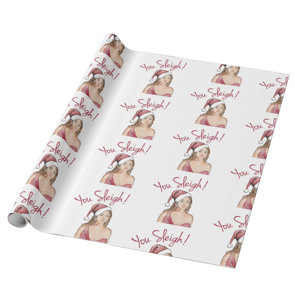 Beyonce Christmas Wrapping Paper | Gift Wrapper - Yo Crackers