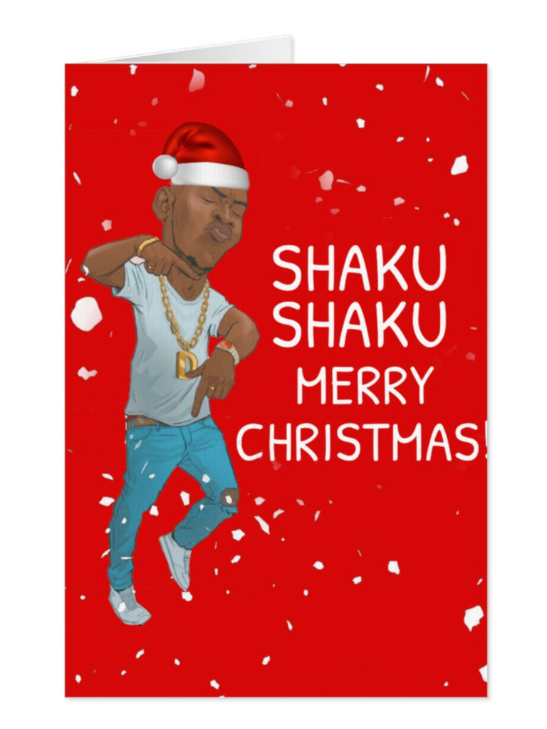 "Shaku Shaku" Christmas Card - Yo Crackers