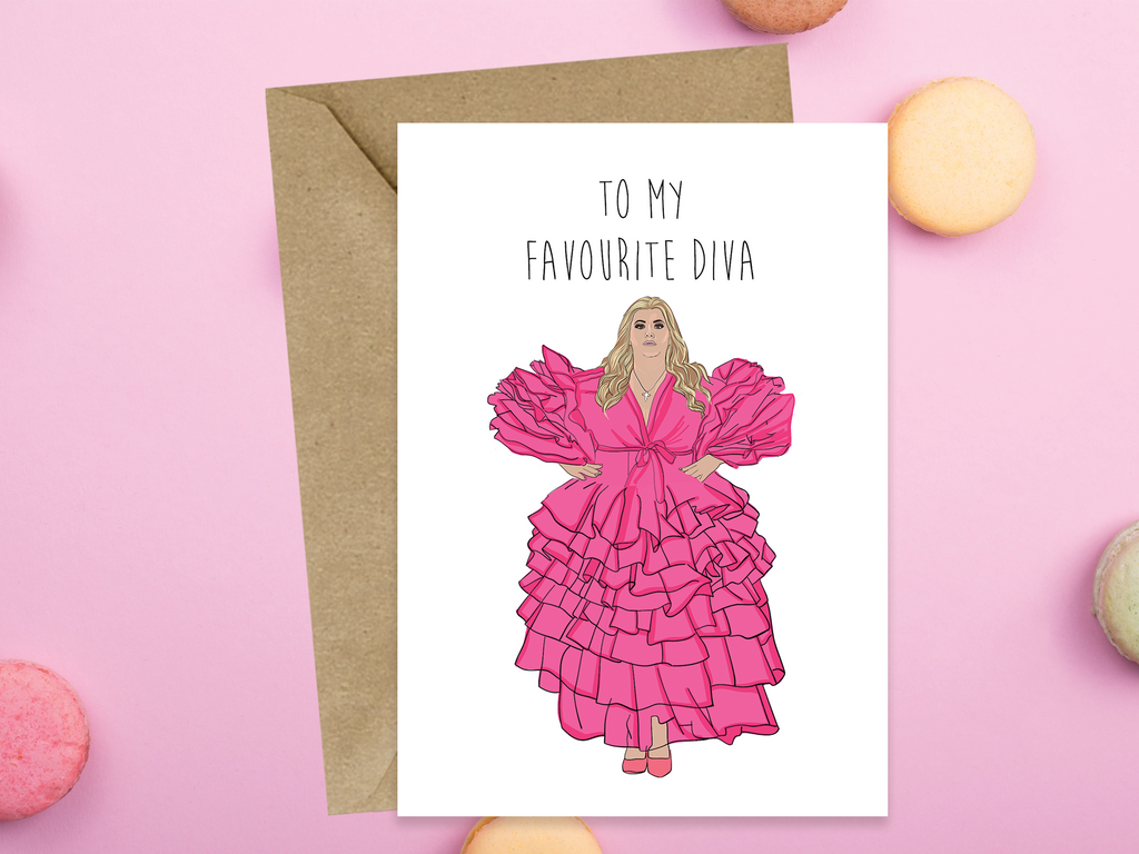 Gemma Collins Diva Card - Yo Crackers