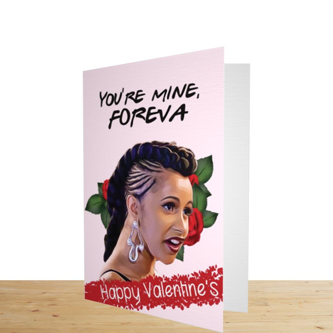 Cardi B Foreva Valentines Day Card Yo Crackers
