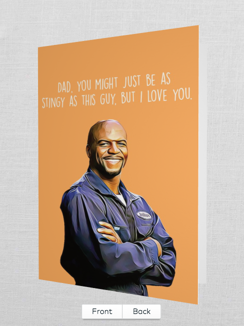 Terry Crews Everybody Hates Chris Father's Day Card - Yo Crackers