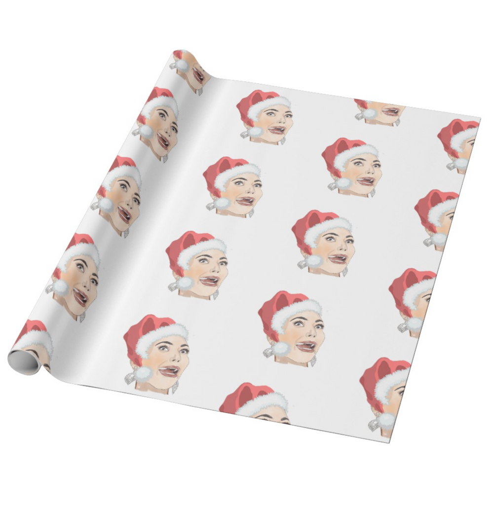 Kim Kardashian Christmas Wrapping Paper | Gift Wrapper - Yo Crackers