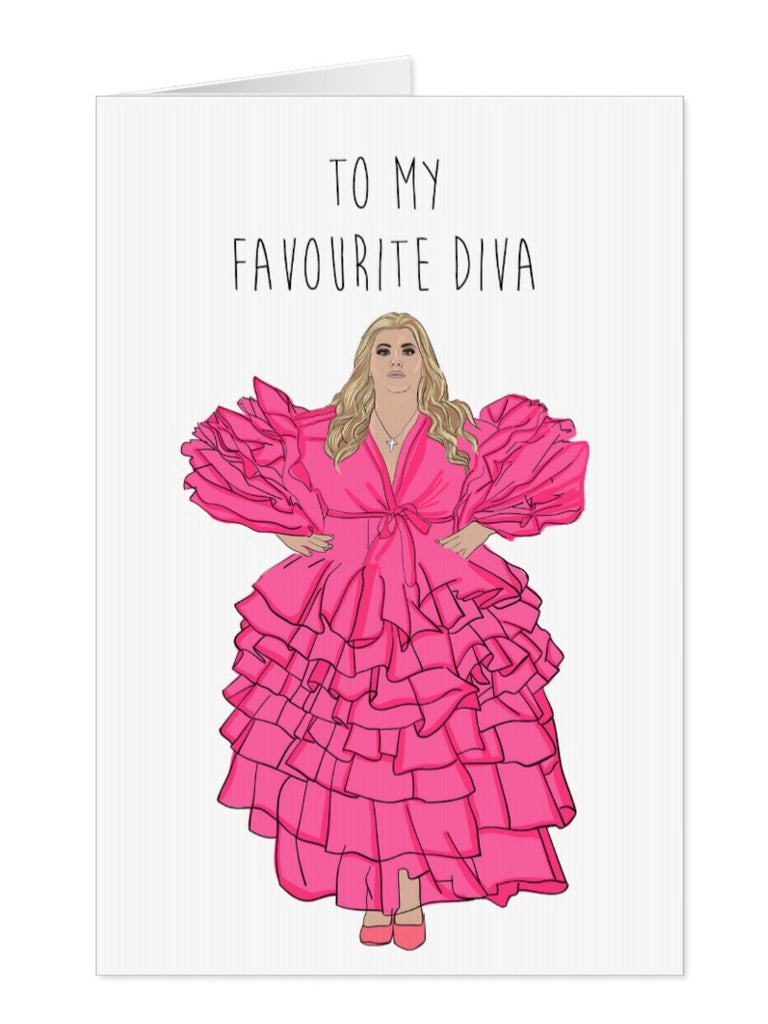 Gemma Collins Diva Card - Yo Crackers