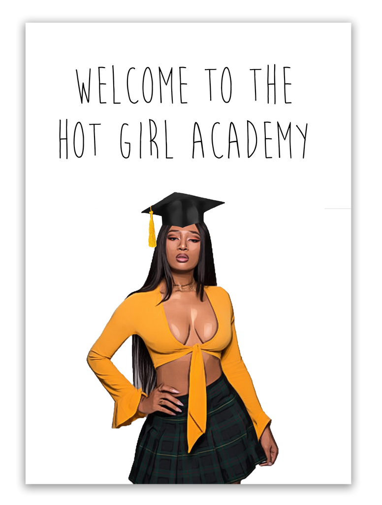 Megan Stallion "Hot Girl Academy" Card - Yo Crackers