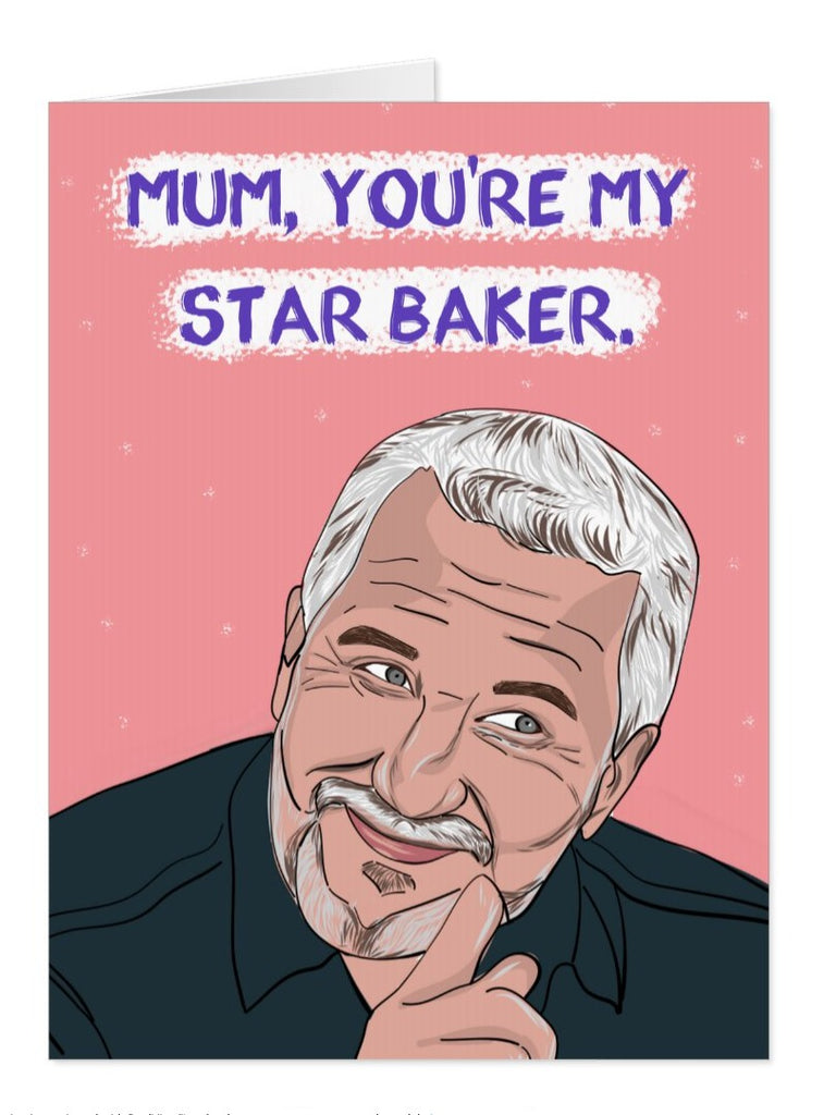 Paul Hollywood Bake Off Mother's Day Card - Yo Crackers
