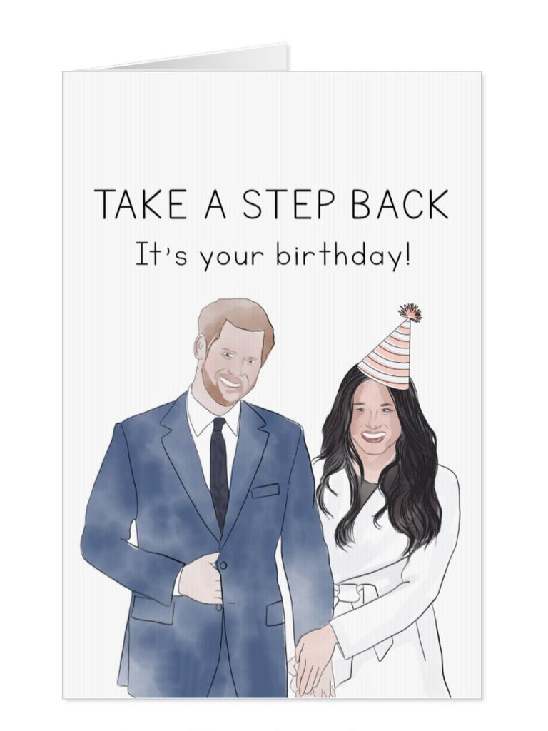 Meghan and Harry Birthday Card - Yo Crackers