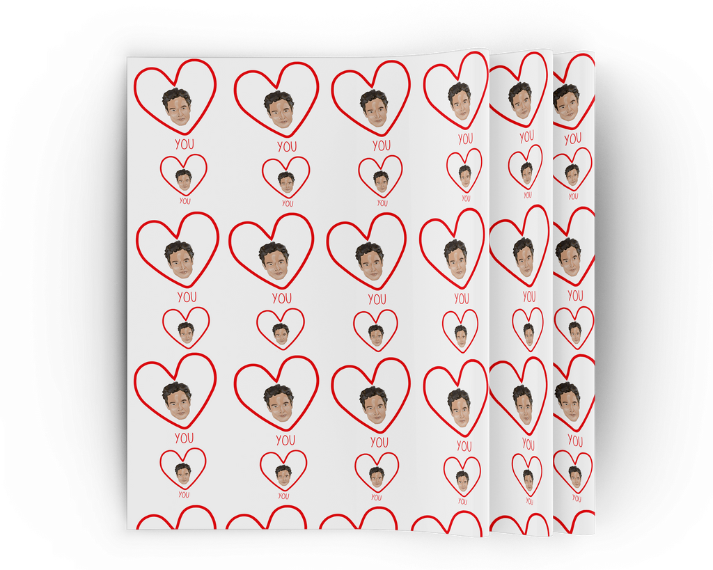 You Netflix Valentine's Gift Wrapping Paper - Yo Crackers