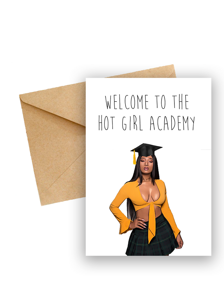 Megan Stallion "Hot Girl Academy" Card - Yo Crackers